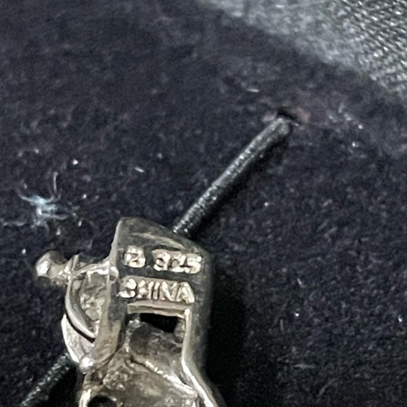 925 Sterling Silver Blue Sapphire & Diamond Tennis Bracelet NOWT🦋 - Picture 5 of 9